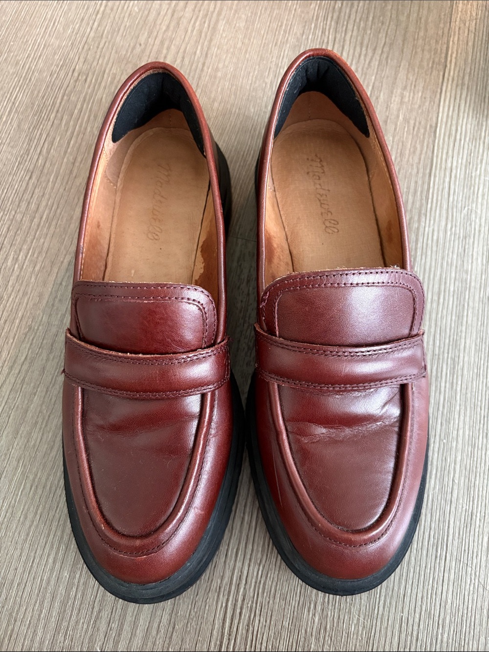 Madewell Loafers Burgundy